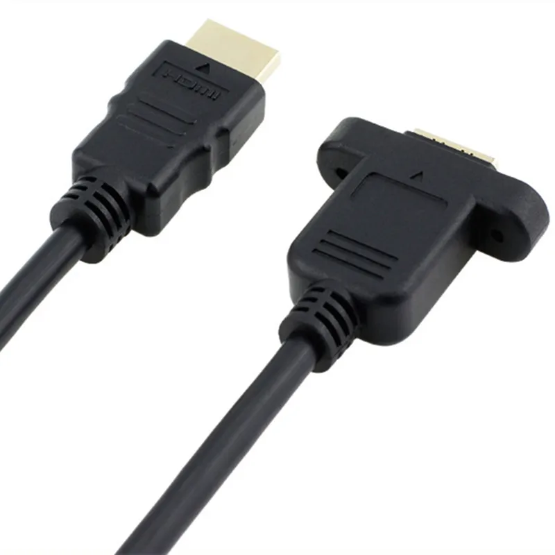HDMI A 1 4 19pin папа к Тип Женский удлинитель с винтовым отверстием может блокировать