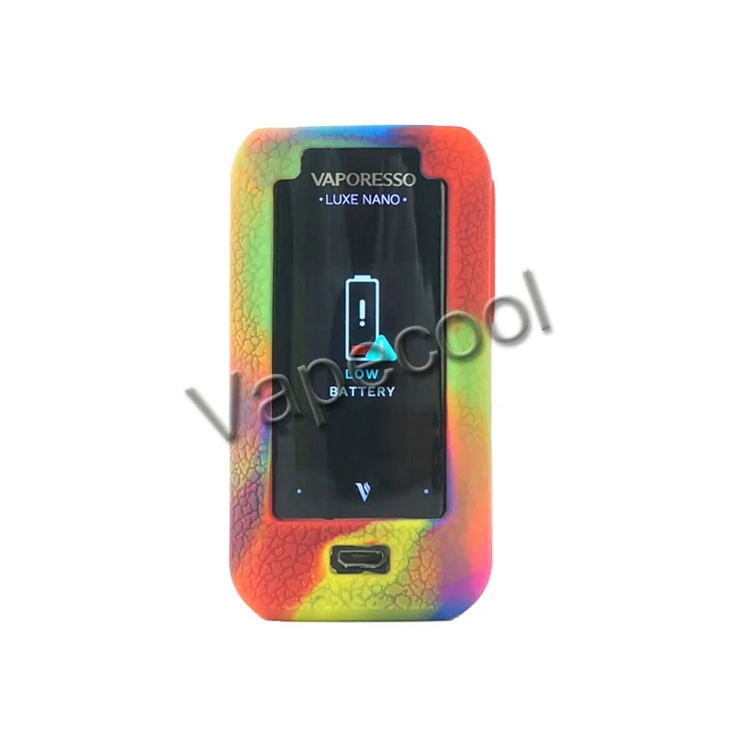 Чехол с текстурой кожи для Vaporesso Lux Nano 80 Вт TC Box mod, силиконовый чехол, гелевый Чехол для Vape Mod Shield