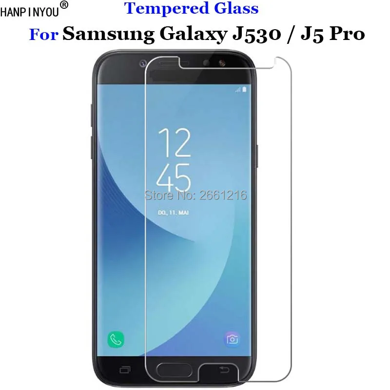 

For Samsung Galaxy J5 2017 Tempered Glass 9H 2.5D Premium Screen Protector Film For Samsung Galaxy J5 (2017) J530 / J5 Pro 5.2"
