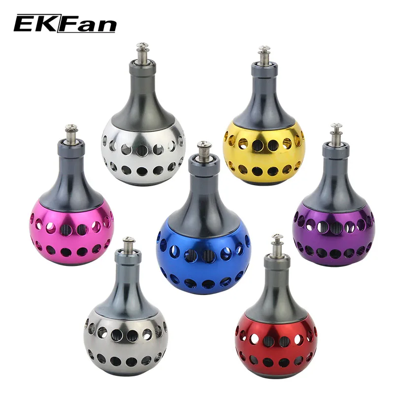 

EKFan Aluminum Alloy Round Fishing Reel Handle Knobs For 5000-10000 Spinning Reels Fishing Tackle Accessory