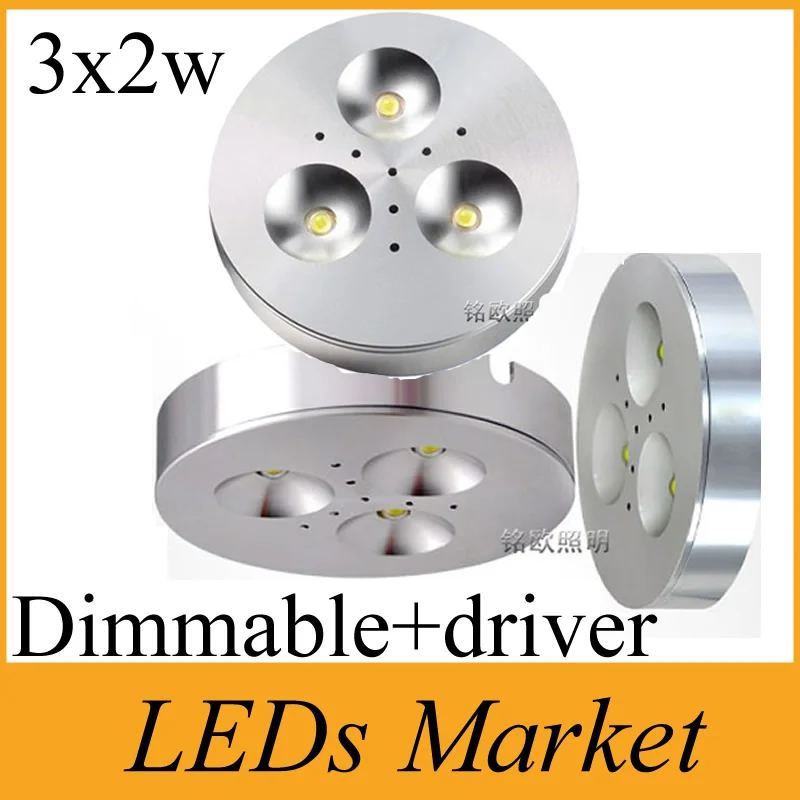 

New arrival silver shell dimmable led ceiling downlight 3x2w led recessed down light indoor led lighting 90-260v warm cold white
