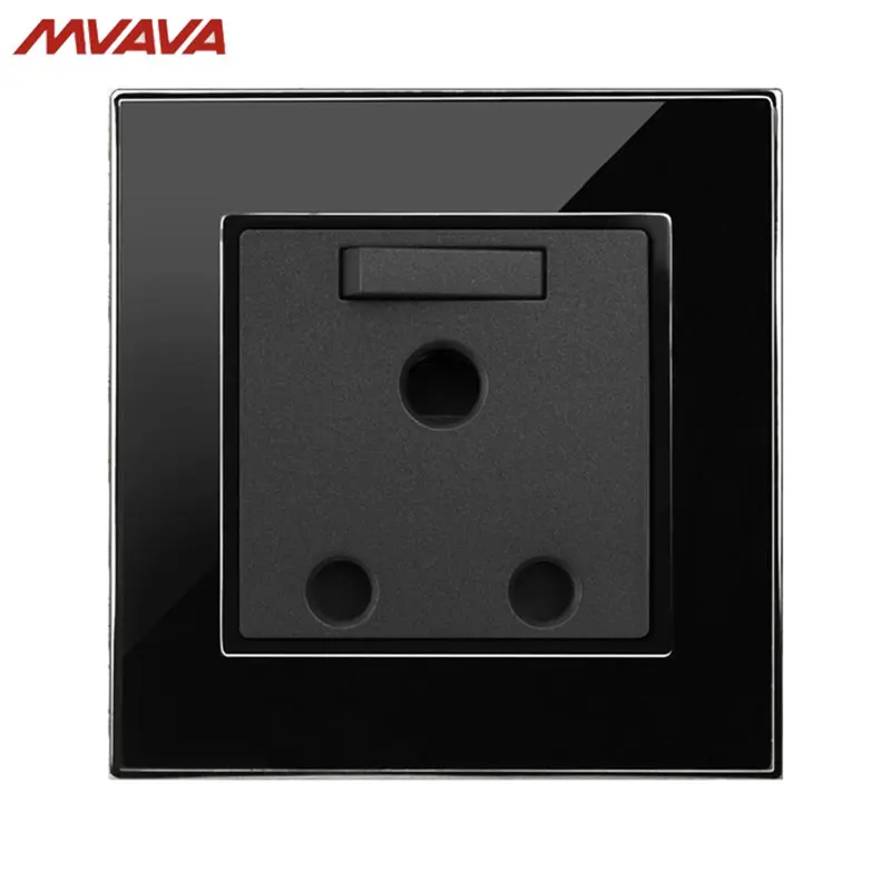 MVAVA 15A 3 круглая контактная Коммутируемая розетка Южная Африка стандартная с 1
