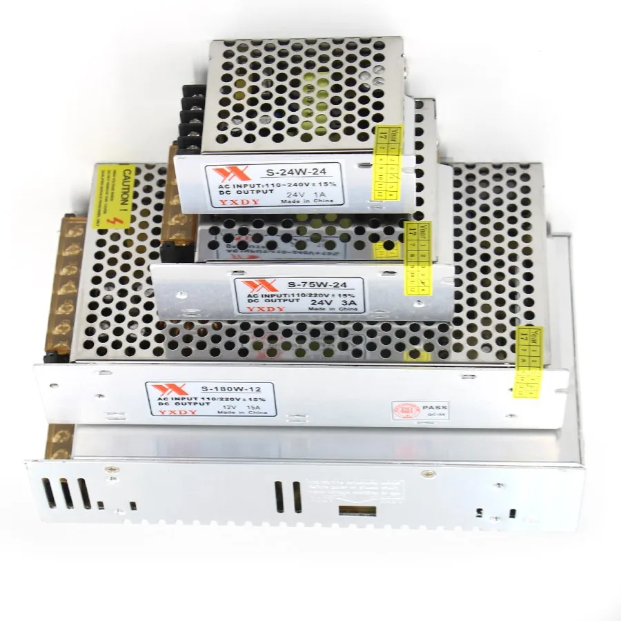 Блок питания светодиодной ленты DC 5V 12V 24V AC 100 V 240 110V 220V 1A 2A 3A 5A 10A 50A блок адаптер