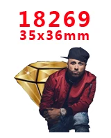18269 30 шт мультфильм персонаж плоское украшение из смолы PR 18032 - Цвет: 18269