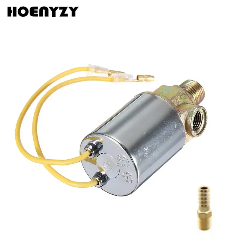 

1Pair High Quality 1/4" DC 12V 24V Train Truck Air Horn Electric Solenoid Valve Heavy Duty Car Lorry Air Ride Systems
