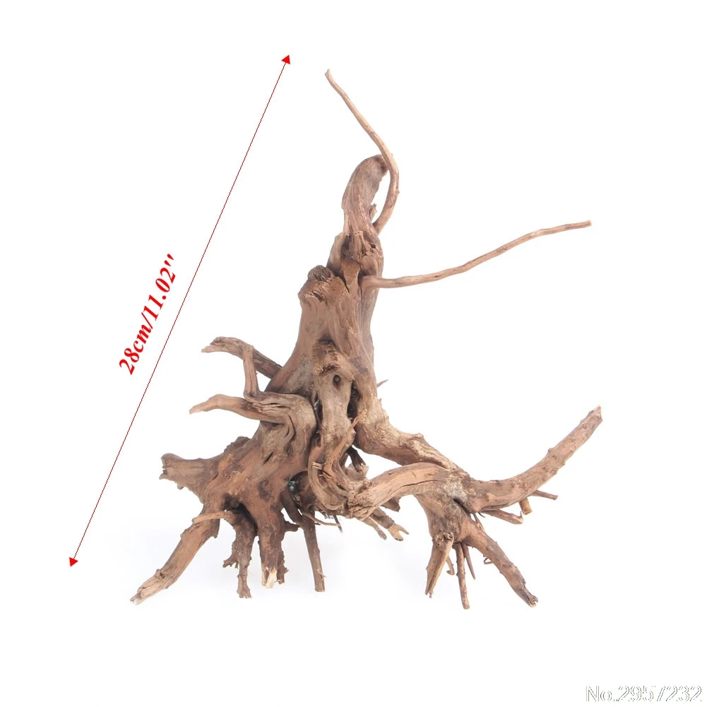 Дерево натуральный ствол карликовое дерево аквариум Растения пень орнамент Декор yy56