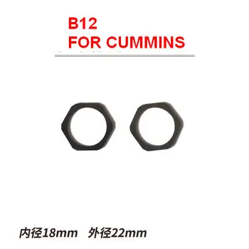 

B12 0.900-1.500 Diesel Common Rail Injector Nozzle Armature Lift Travel Adjusting Washers Gaskets For BOSCSH CUMMINNS