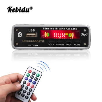 

SD Card Car Bluetooth MP3 Decoder Board Plate DC 5V 12V Automobile WMA FM AUX Audio Module USB Radio Car MP3 Player For Speaker