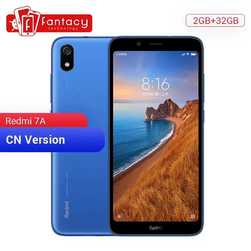 

Original Xiaomi Redmi 7A 7 A 3GB 32GB 5.45" HD Snapdargon 439 Octa core Mobile Phone 4000mAh Battery 13MP Camera Smartphone