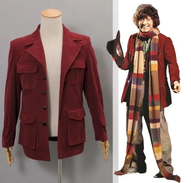 Who is Doctor Dr.Dark Red Corduroy Trench Coat Costume Men Costumes