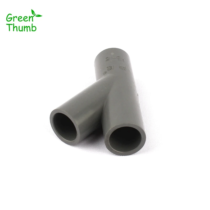 20pcs Dia 20mm 45 Degree PVC 3 Way Connector Air Conditioning Pipe