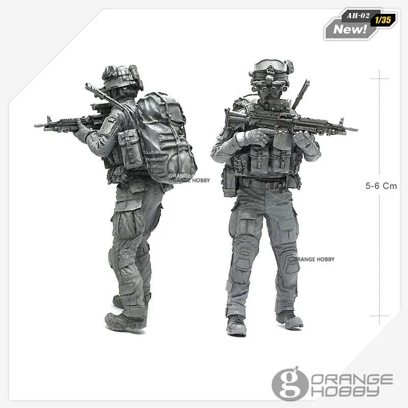 OHS YuFanModel 1/35 AH-01-07 AH серия Современная армия США спецназ сборка военные полимерные миниатюры модели строительные комплекты oh