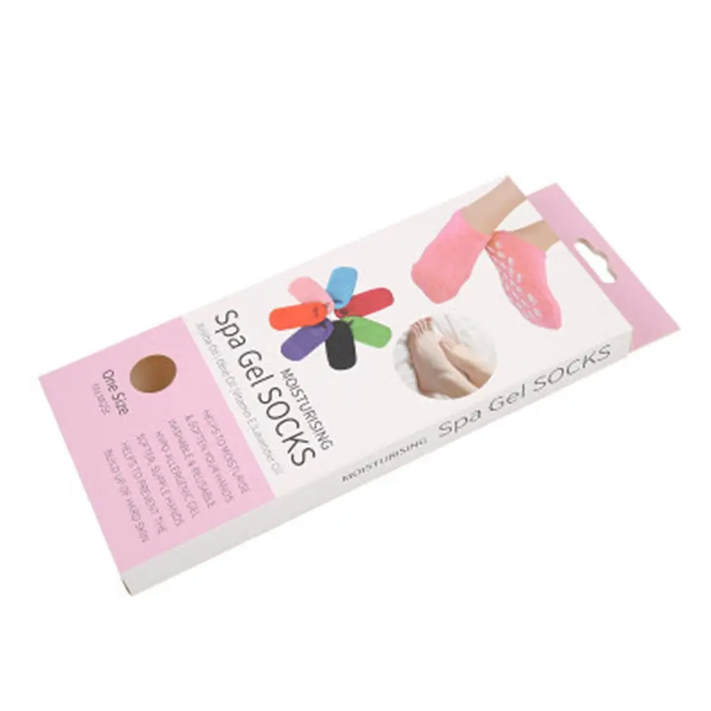 Humectante blanqueadora máscara exfoliante pies guantes Spa Gel calcetines mano máscara cuidado de los pies belleza calcetines de algodón