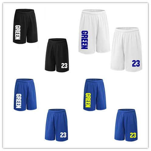 

BONJEAN Design Men 23 Draymond Green Print Basketball Shorts With Pockets Quick Dry Breathable Training Running Sport Shorts