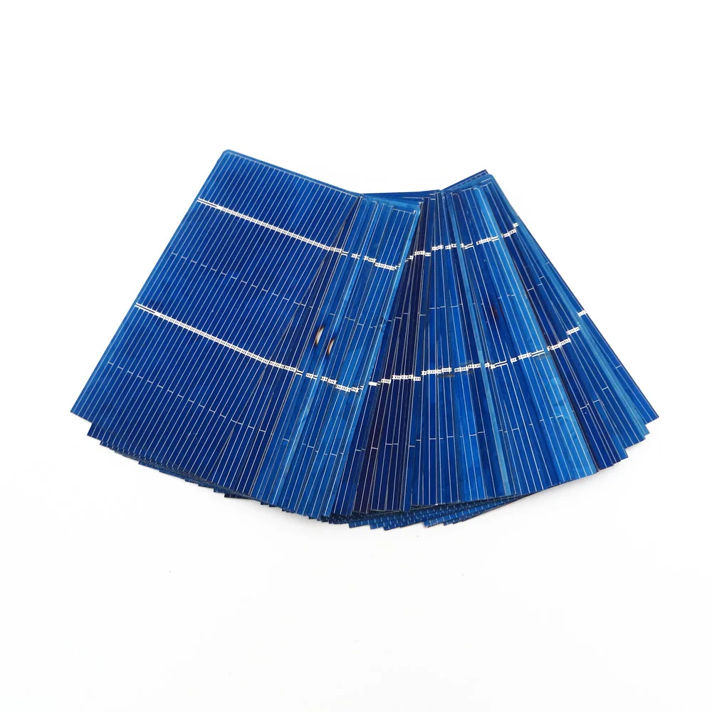 DIY солнечные элементы 0,54 Вт 78*39 мм 50 шт. Солнечная Панель поликристаллический фотоэлектрический модуль зарядное устройство для аккумулятора Painel 78X39