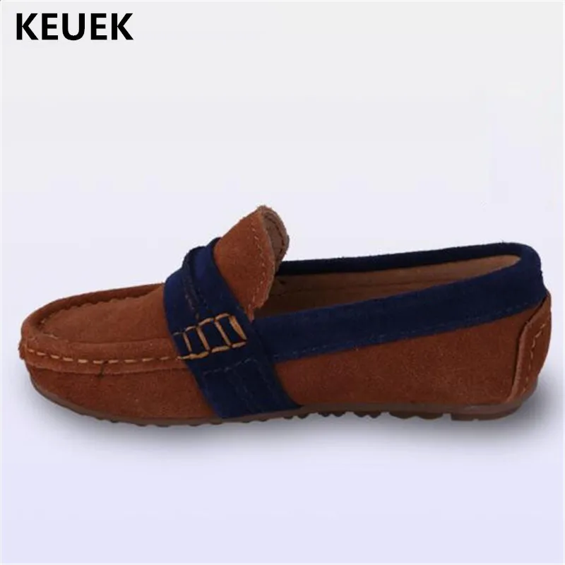 boys leather loafers