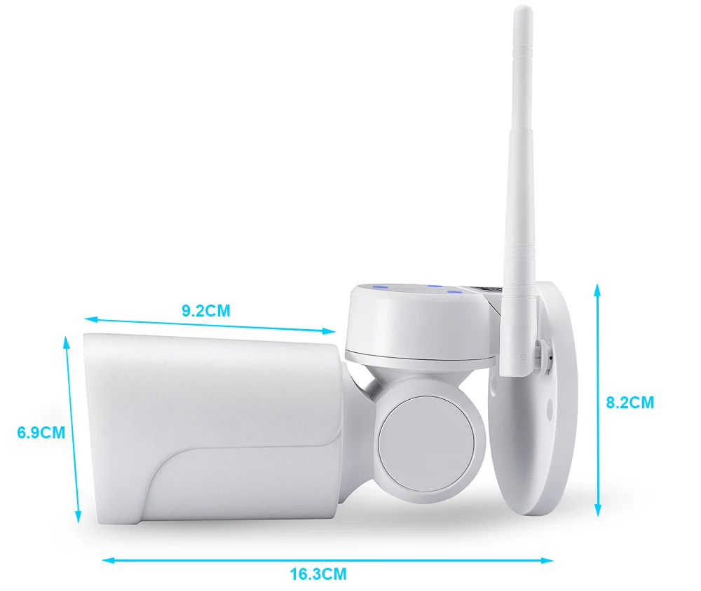 Беспроводная IP PTZ камера безопасности 960P 1080P 4X оптический зум 50 м ИК ночного
