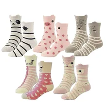 NoEnName_Null/Новое поступление, весенние теплые носки мягкие носки Модные хлопковые бесшовные носки для маленьких девочек, 5 пар