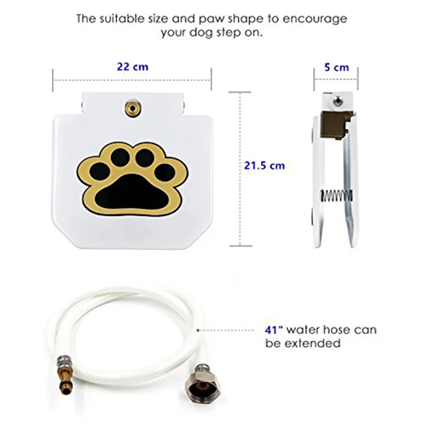 Открытый питомец шаговый на воду диспенсер для домашних животных спринклерная собака фонтан для воды игрушки для домашних животных