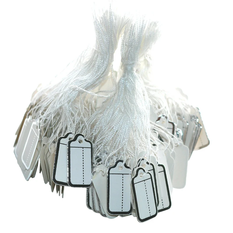 

500Pcs Jewelry Watch Garment Merchandise Brand Labels Price Pricing Tags Strung Marking Labels Mini Size Price Tags
