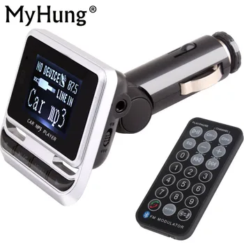 

Car Accessories Hands Free Wireless Car Bluetooth MP3 Player LCD Car Kit With USB Charger Support TF Card And Line In AUX