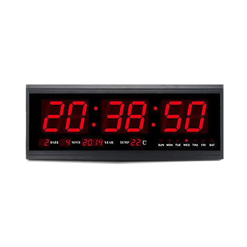 

Hot Sale Hot Digital Large Big Jumbo LED Wall Desk Alarm Clock With Calendar Temperature