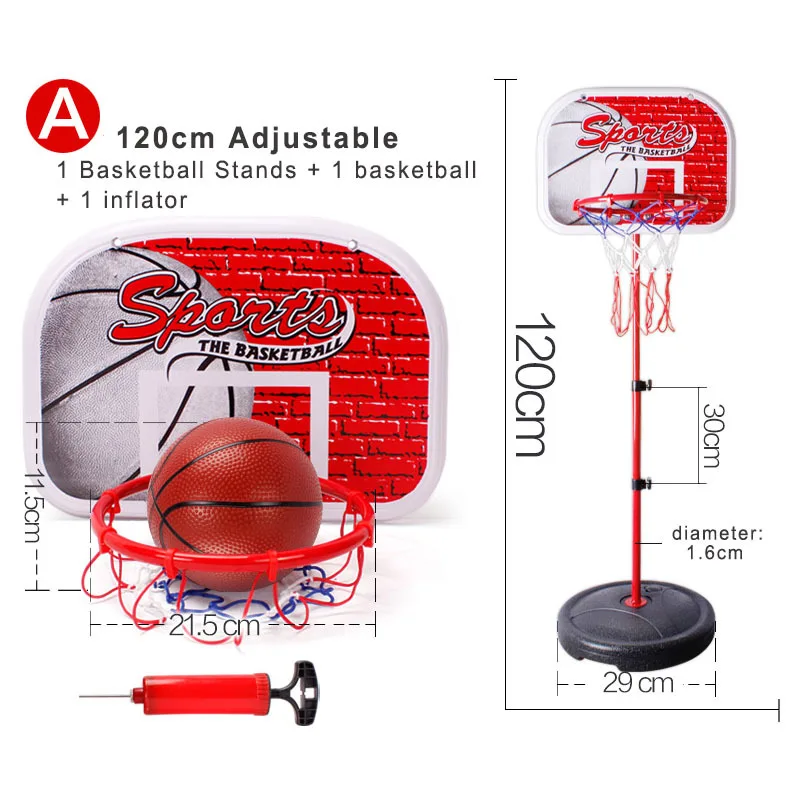 Adjustable Basketball Stand Basket Holder Hoop Goal Outdoor Fun