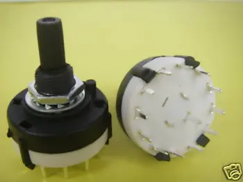

1 Pole 7 Position PANEL Wiring ROTARY SWITCH 1P7T