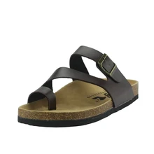 Mlanxeue 2017 Nueva Playa de Verano Zapatilla Corcho Hombres Flip Flop Sandalias de Hombre Negro de Color Blanco Ocasionales Planos antideslizantes zapatos