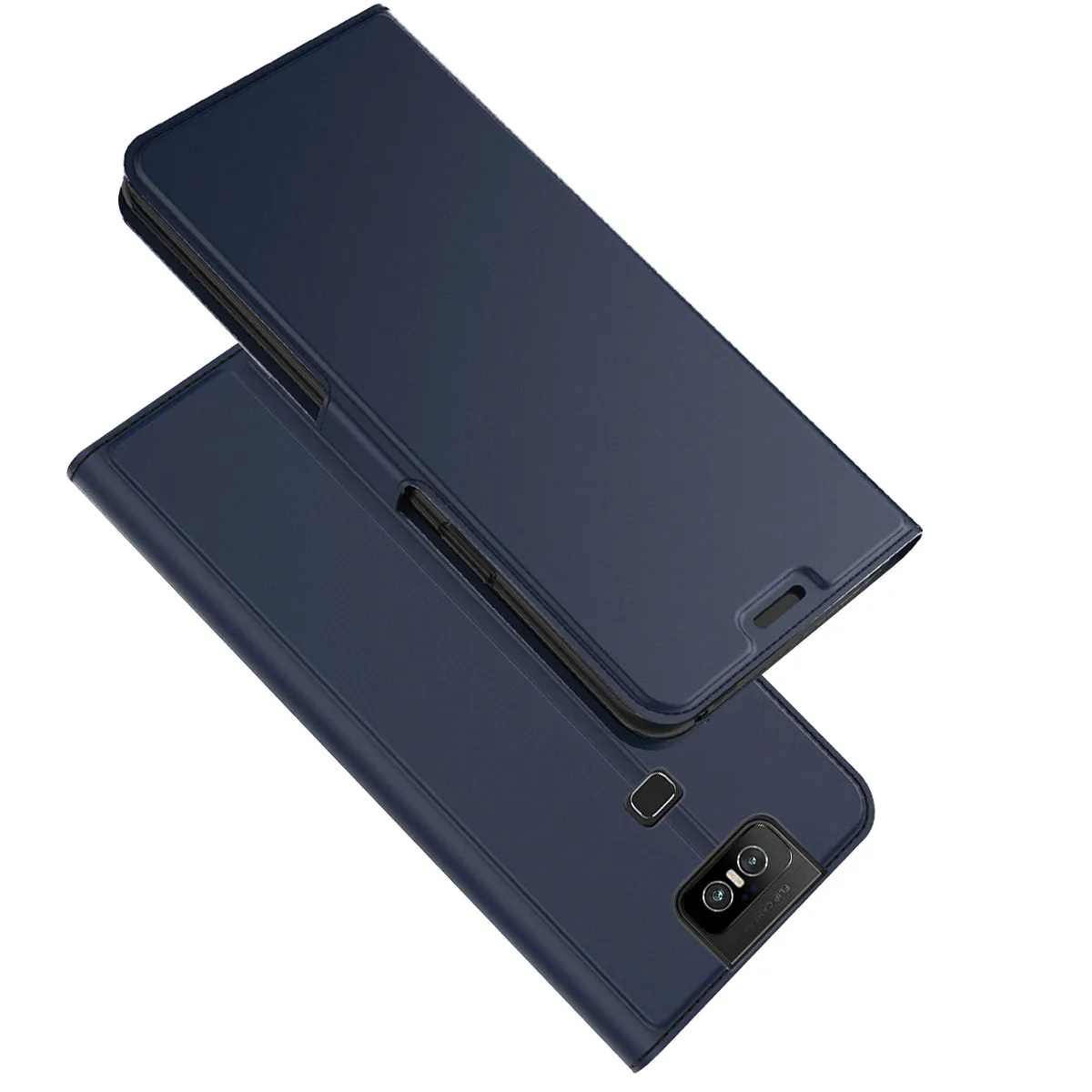 Чехол для Asus Zenfone 6 ZS630KL Роскошный чехол из искусственной кожи с магнитной