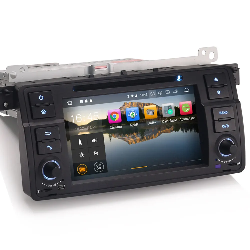 Sale 7" Android 9.0 Pie OS Car DVD Multimedia Navigation GPS Radio for BMW 3 Series E46 1998-2006 (318/320/325) & BMW M3 1998-2006 4