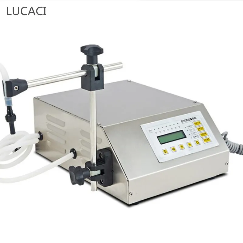 

110-220V Digital Control Liquid Filling Machine Mini Portable Electric Perfume Water Drink Milk Bottles Filler with LCD Display