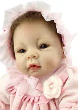 Fairlady Like Bebe Reborn Silicone Doll With Princess Like Dress And Hat Bebe Reborn Realista For Girls As Christmas Doll Toys