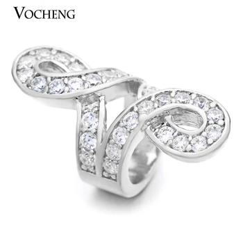 

Endless Charms CZ Stone Interchangeable Brass Material for 6mm Lambskin Bracelet VC-068