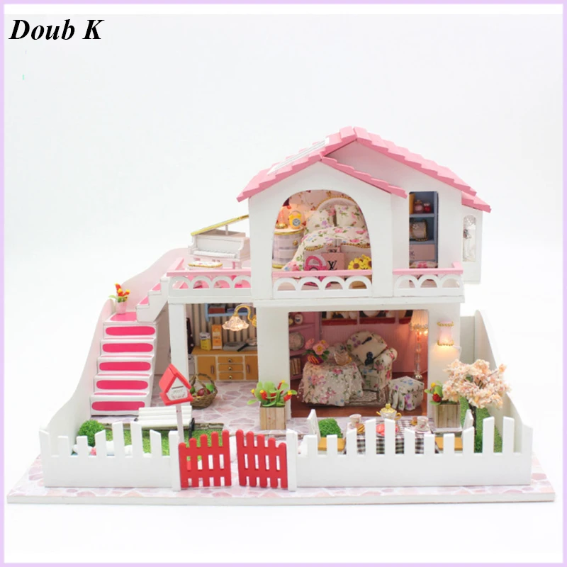 Doub k NEW DIY kawaii cute dollhouse Mini assembly model toys puzzle ...