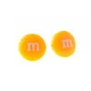 Free Shipping 4pcs( 2pairs ) Candy Letter M Resin Earring Post Cute Sweet Gift 14mm b0022 4