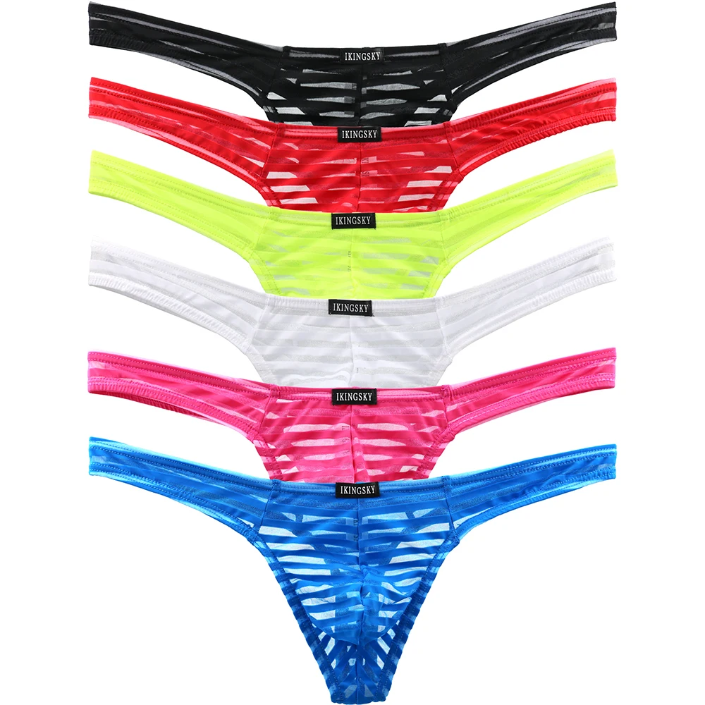 

iKingsky Men's G-String Low Raise Thong Underwear