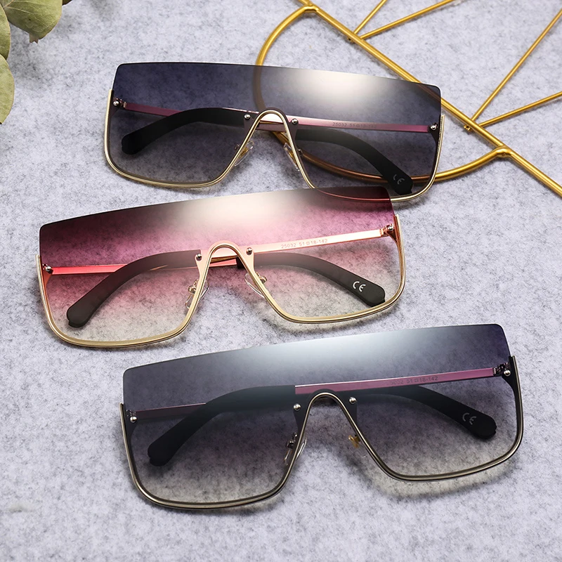 JackJad модные полуоправы защитные стильные солнцезащитные очки с заклепками мужские крутые градиентные брендовые дизайнерские солнцезащитные очки Oculos De Sol 25032