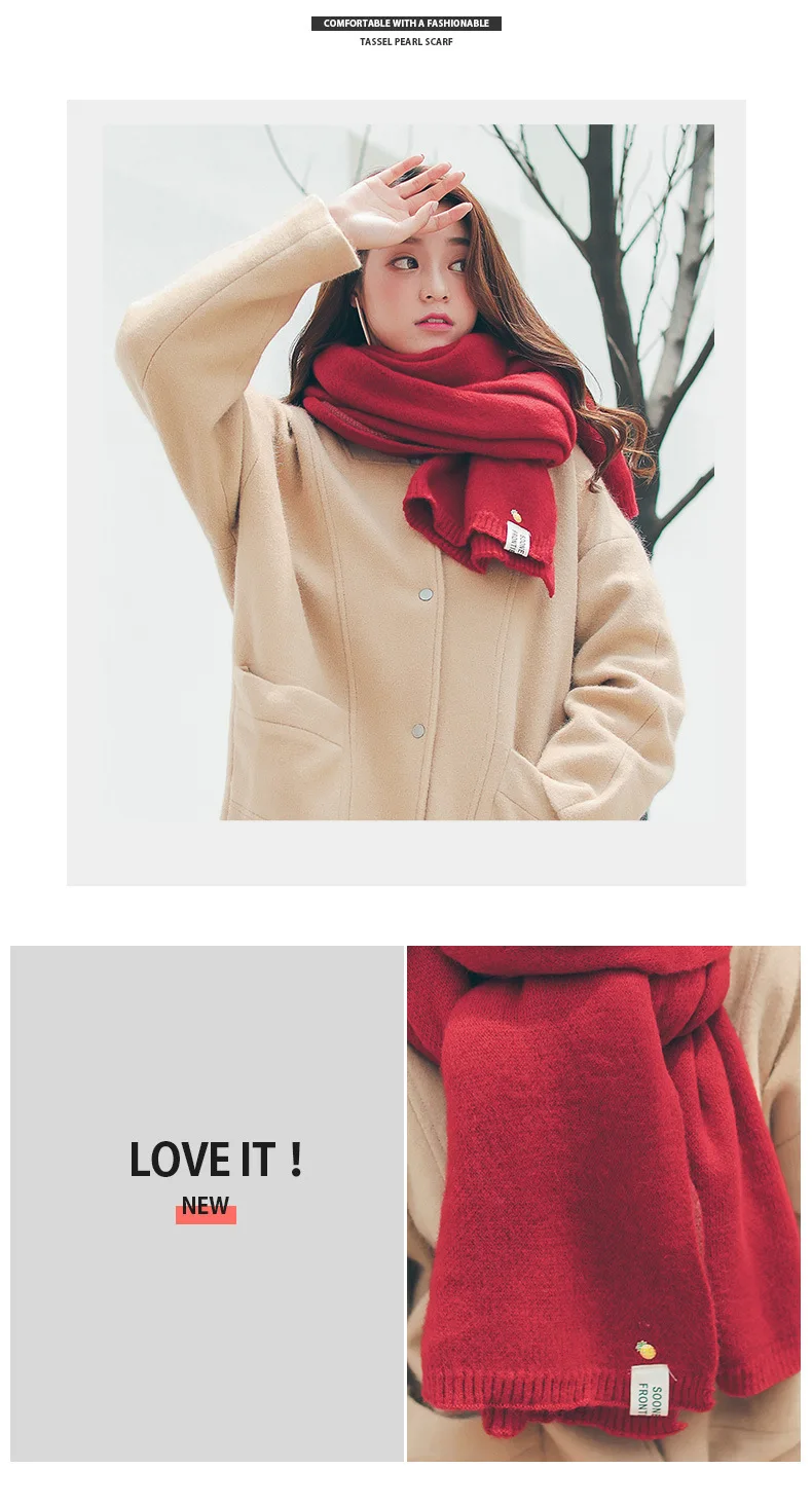 TagerWilen, роскошный бренд, зимний шарф для женщин, вязаные шерстяные шарфы, вязанная плотная теплая шаль для девочки, шарф, ананас, булавка, S-75