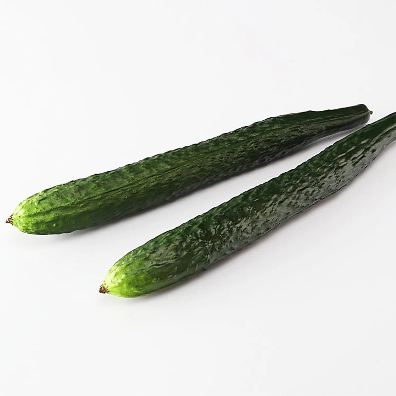 

1 Piece Cute Artificial Cuke Vegetables Creative PU Artificial Cucumber Vegetables For Decor Decorative Fake Dining Table Decor