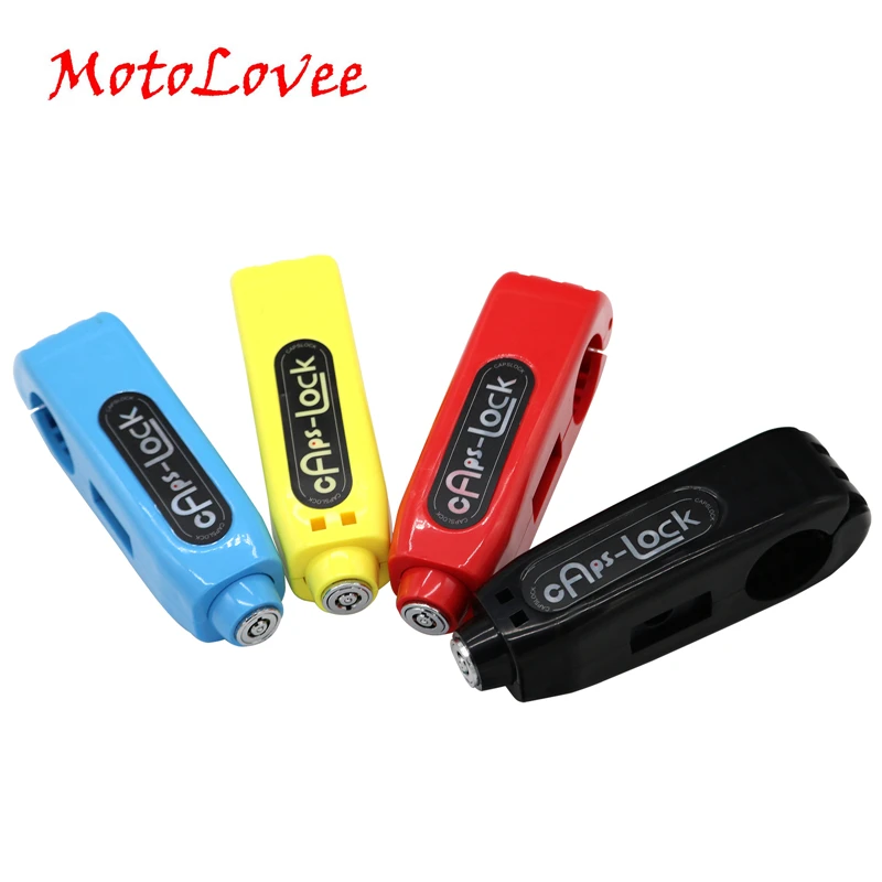 

MotoLovee Motorcycle Handlebar Safety Lock Brake Universal Throttle Grip anti theft Protection Security Lock