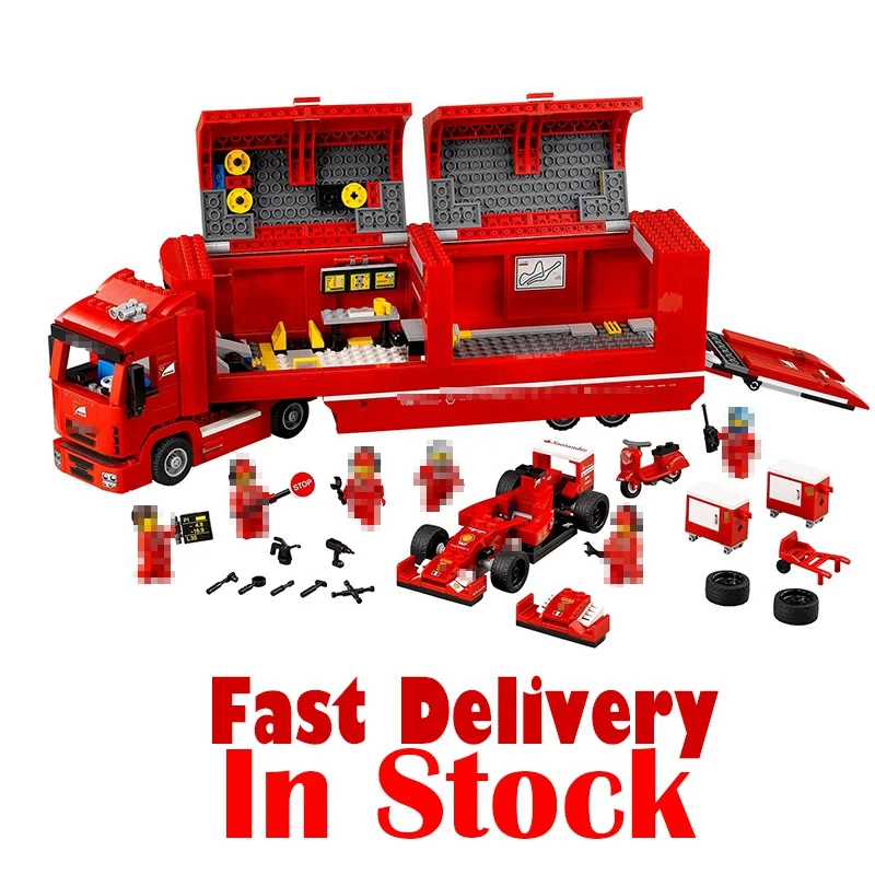 

LEPIN 21010 914pcs Technic Super Racing Car Series The Red Truck Educational Building Blocks Bricks Toys for children gift 75913