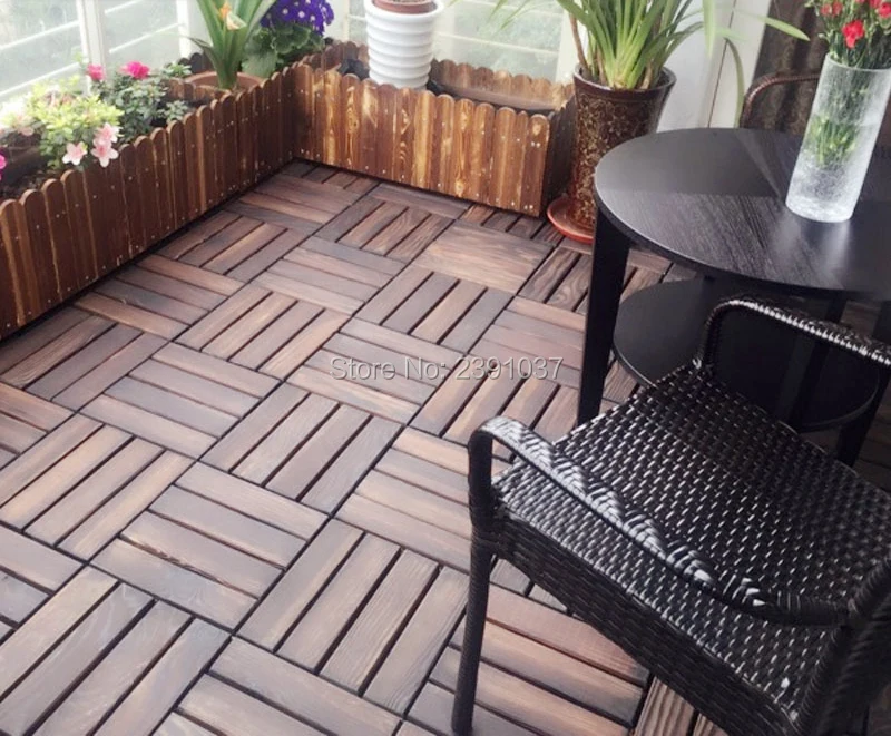 Газированная древесина, антисептическая древесина, открытый пол, терраса, ванная комната во дворе, Балконный пол, противоскользящая и твердая древесина водонепроницаемый