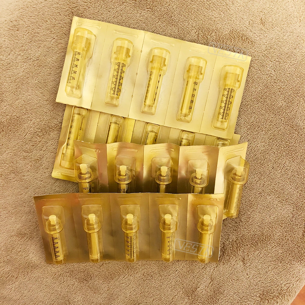 0.5ml-50 pcs ampoule Vesta вращающаяся гиалуроновая ручка для инъекций заводская цена без иглы мезотерапия Гиалуроновая кислота ручка высокого давления для против морщин - Номер модели: 0.5ml-50 pcs ampoule