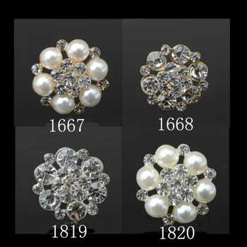 

Hot Sale wholesale 20pcs/lot Wedding Diamond Button rhinestone Button crystal DIY hair garment Accessories YF22