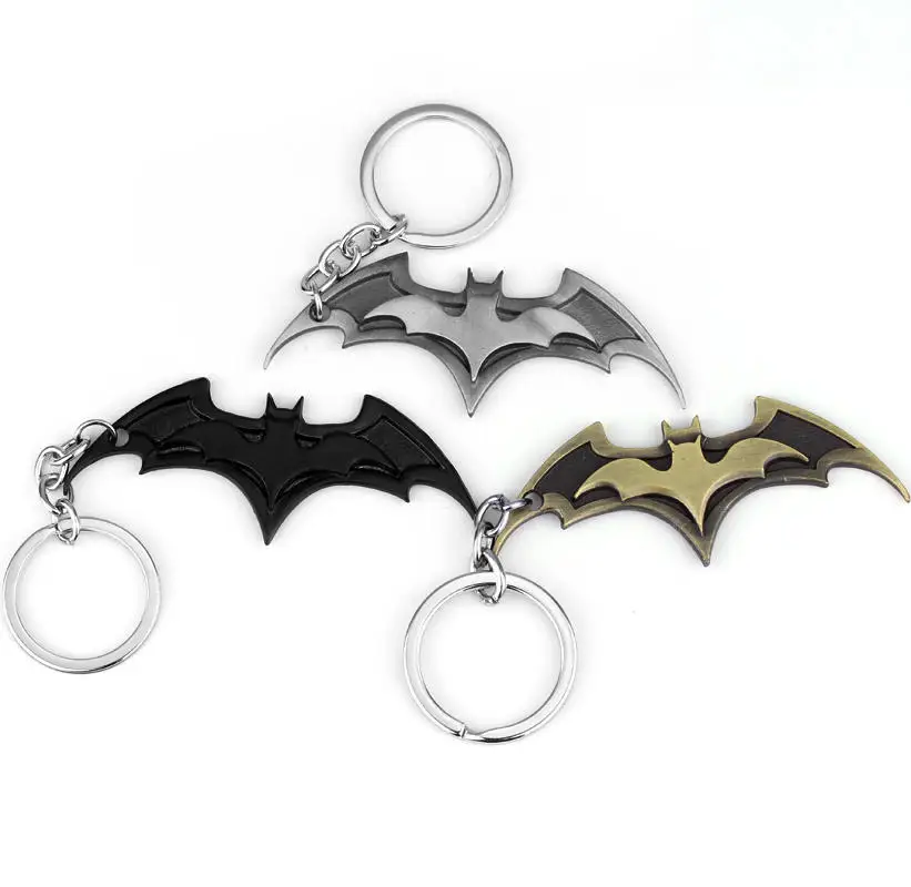 MQCHUN Jewelry Superhero Marvel Batman Keychain Men Trinket Super Hero