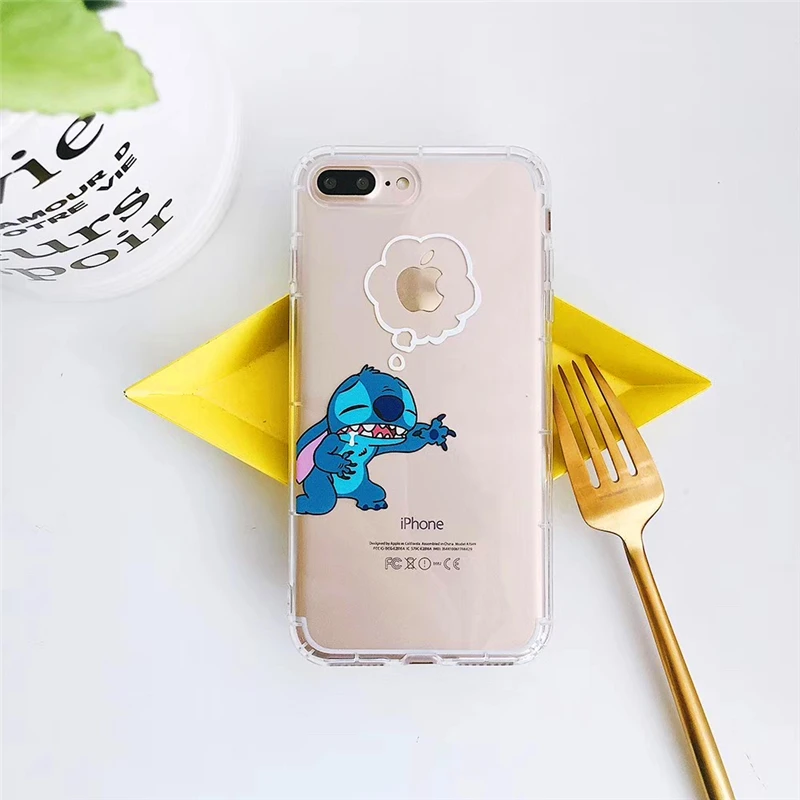 New Cartoon cover case for iphone 6 6S 7 8 plus X 10 XR XS MAX Stitch Transparent Lovely Fashion Funny soft silicon phone cases New Cartoon cover case for iphone 6 6S 7 8 plus X 10 XR XS MAX Stitch Transparent Lovely Fashion Funny soft silicon phone cases