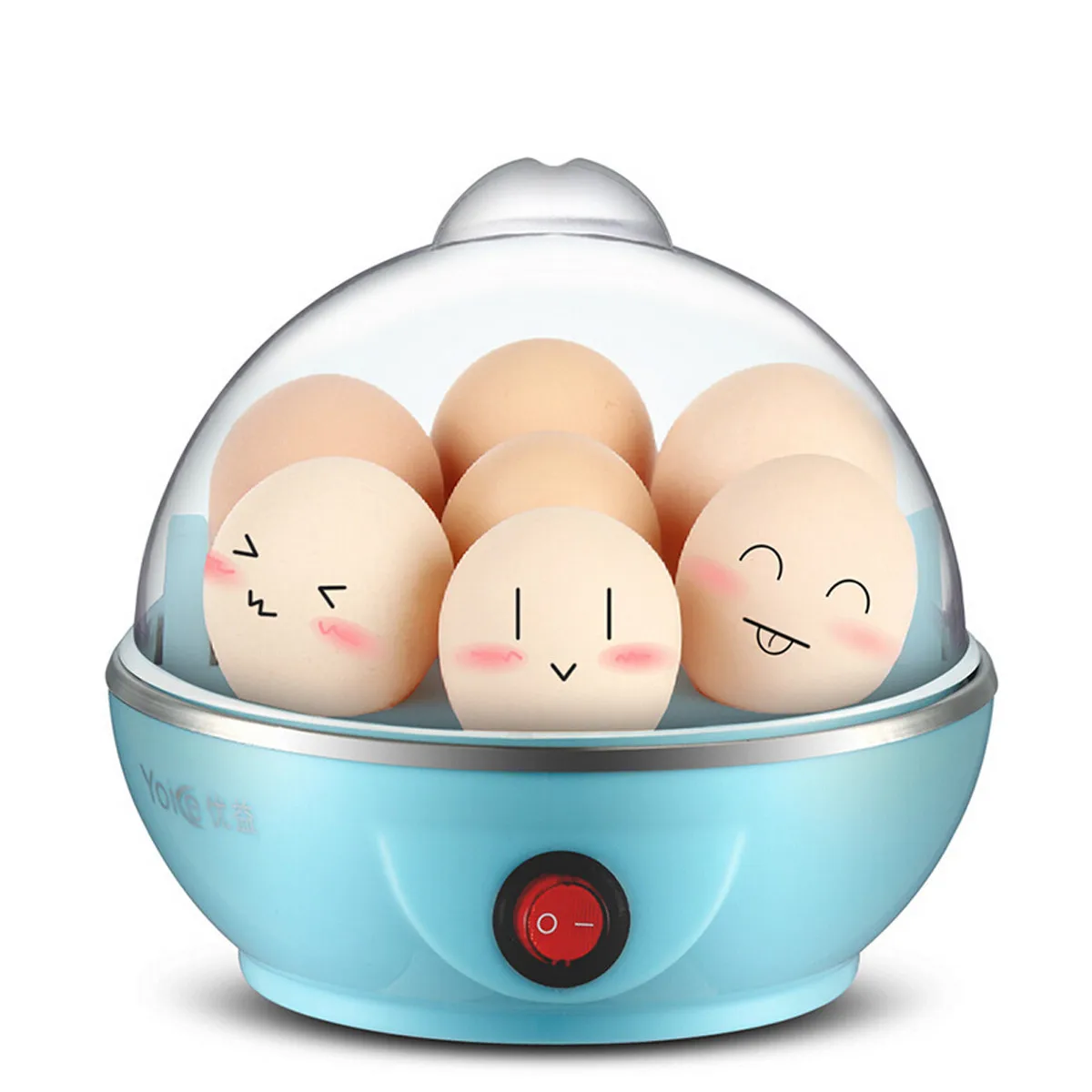  Electric Multi-function 7-Eggs Boiler Cooker Steamer Poacher Automatic Eggs Tool Machine Kitchen Cooking Utensil 