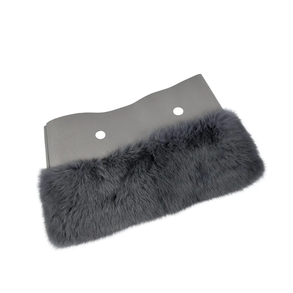 2018 New Women Bag Decoration Real Rabbit Fur Trims Plush Trim for Chic O BAG Thermal Plush Fit for Ochic Obag