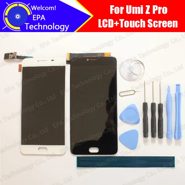 UMI Z Pro LCD Display+Touch Screen 100% Original New Tested Digitizer Glass Panel Replacement For UMIDIGI Z Pro+Tools+Adhesive 5pcs lot free shipping 100% new original for tcl y900 lcd screen touch panel for tcl y900 lcd display 100% tested